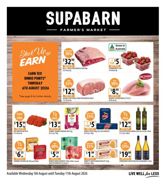 Supabarn catalogue in Gwandalan NSW | Weekly Specials 05/08 | 2026-08-05T00:00:00.000Z - 2026-08-11T00:00:00.000Z