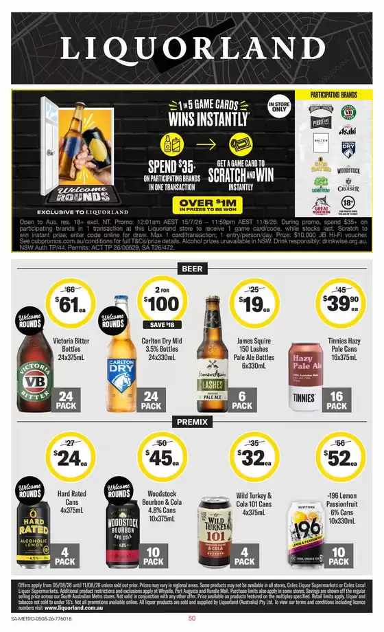 Liquorland catalogue in Pakenham VIC | weekly Liquorland catalogue | 2026-08-05T00:00:00.000Z - 2026-08-11T00:00:00.000Z
