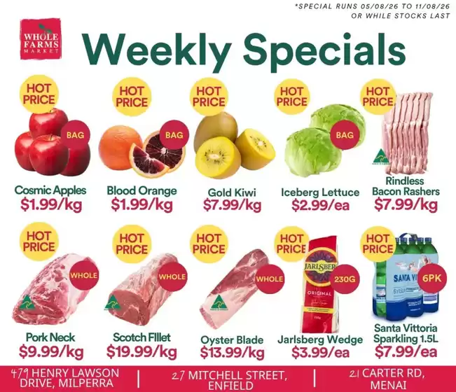 WHOLEFARMS catalogue | Weekly Specials | 2026-08-05T00:00:00.000Z - 2026-08-11T00:00:00.000Z