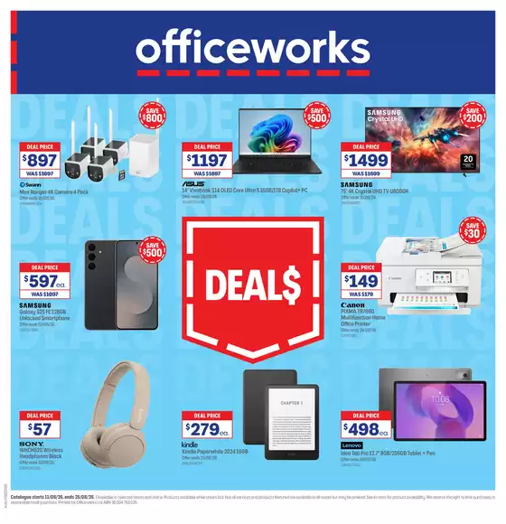 Officeworks catalogue in Timboon VIC | Beacon Deals 11/08 | 2026-08-11T00:00:00.000Z - 2026-08-25T00:00:00.000Z