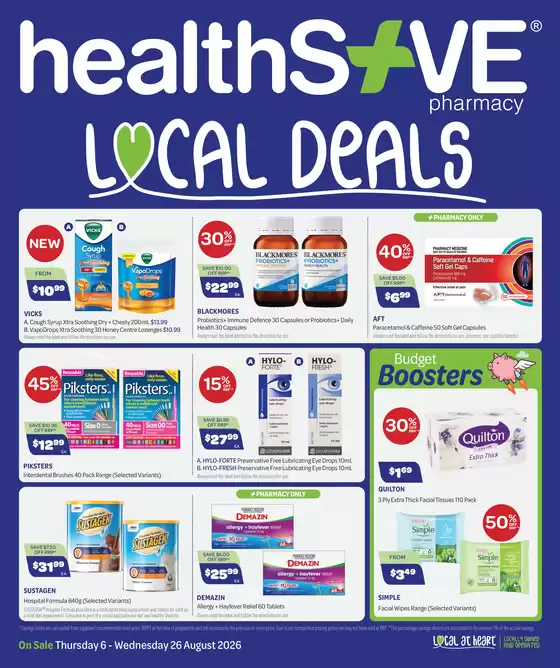 Health Save catalogue | August 2026 | 2026-08-06T00:00:00.000Z - 2026-08-26T00:00:00.000Z