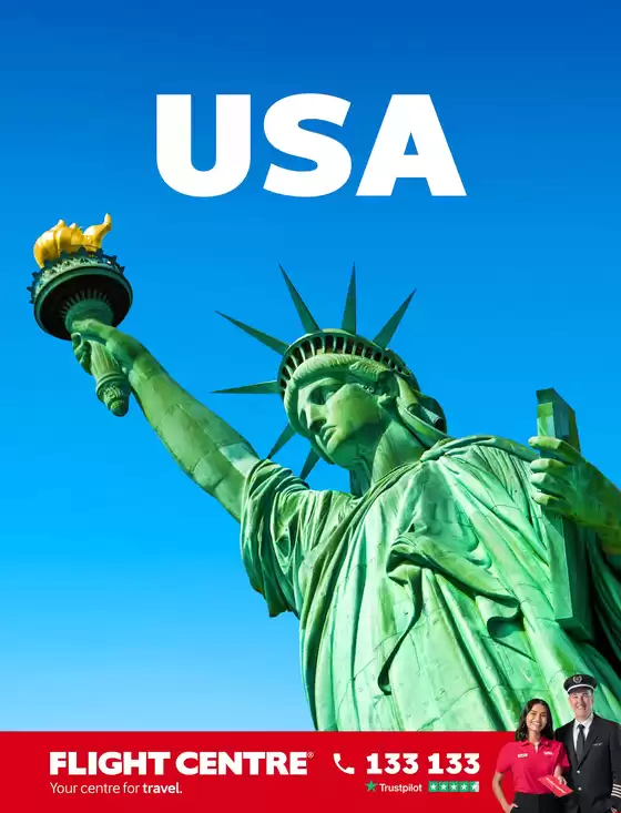 Flight Centre catalogue | USA | 2026-08-06T00:00:00.000Z - 2026-08-20T00:00:00.000Z