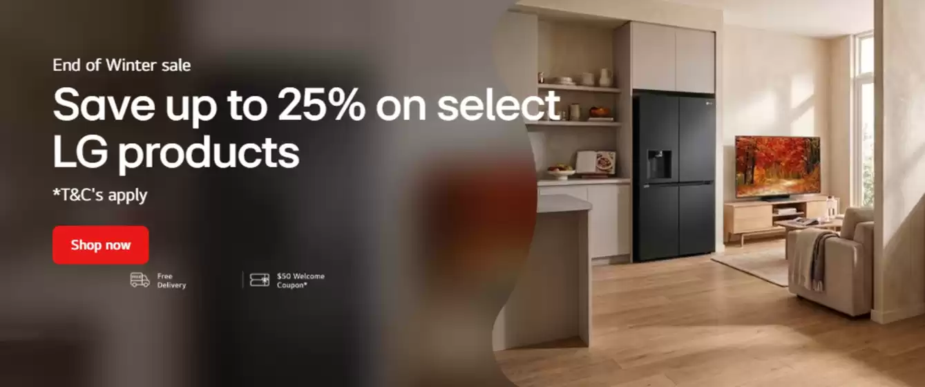 LG catalogue in Townsville QLD | Save Up To 25% On Selected Products | 2026-08-06T00:00:00.000Z - 2026-08-16T00:00:00.000Z
