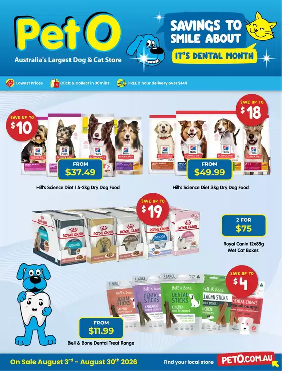 PetO catalogue in Pomona QLD | Savings To Smile About | 2026-08-07T00:00:00.000Z - 2026-08-30T00:00:00.000Z
