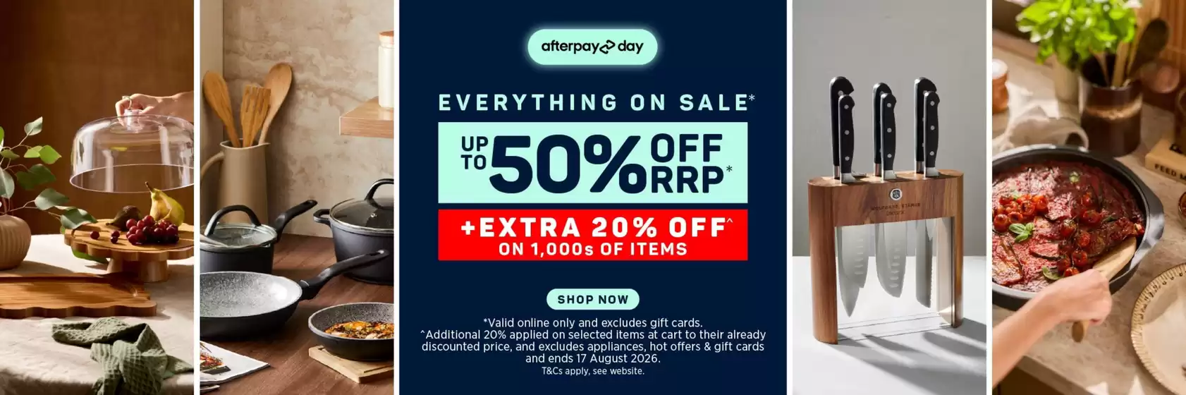 Robins Kitchen catalogue | Afterpay Day Deals | 2026-08-10T00:00:00.000Z - 2026-08-17T00:00:00.000Z