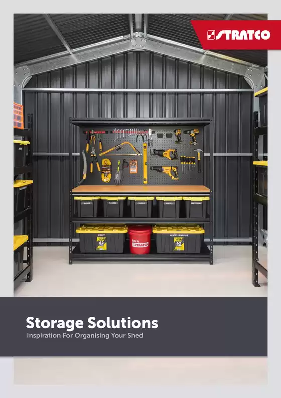 Stratco catalogue | Storage Brochure | 2026-08-10T00:00:00.000Z - 2027-12-31T00:00:00.000Z