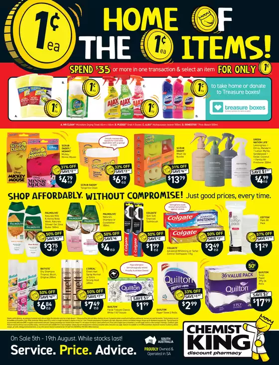 Chemist King catalogue | Just Good Prices, Everytime! | 2026-08-11T00:00:00.000Z - 2026-08-19T00:00:00.000Z