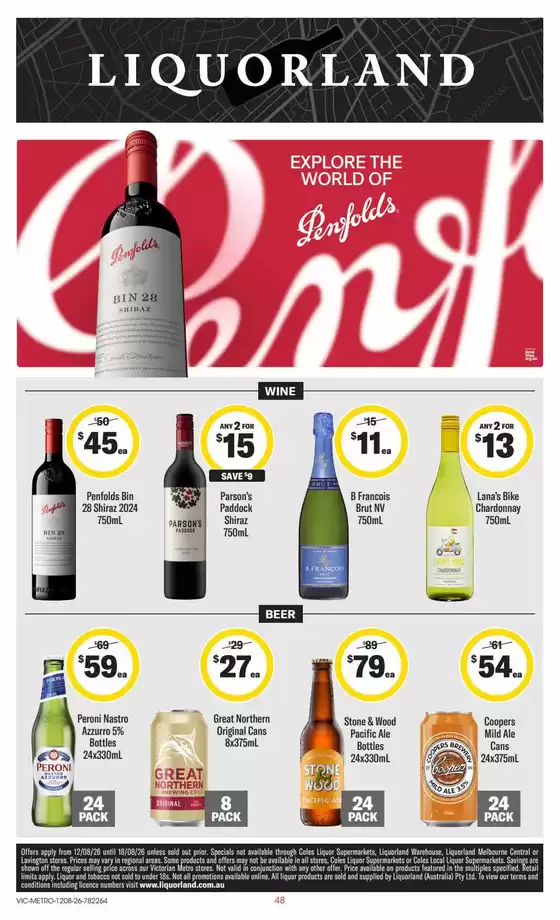 Liquorland catalogue | weekly Liquorland catalogue | 2026-08-12T00:00:00.000Z - 2026-08-18T00:00:00.000Z