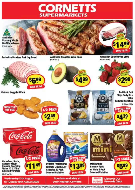 CORNETTS catalogue in Whittlesea VIC | CORNETTS catalogue specials | 2026-08-12T00:00:00.000Z - 2026-08-18T00:00:00.000Z