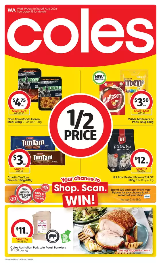 Coles catalogue in Bunbury WA | Coles Catalogue - 19th August | 2026-08-19T00:00:00.000Z - 2026-08-25T00:00:00.000Z