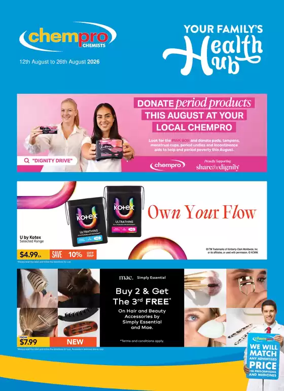Chempro catalogue | Your Family's Health Hub | 2026-08-12T00:00:00.000Z - 2026-08-26T00:00:00.000Z
