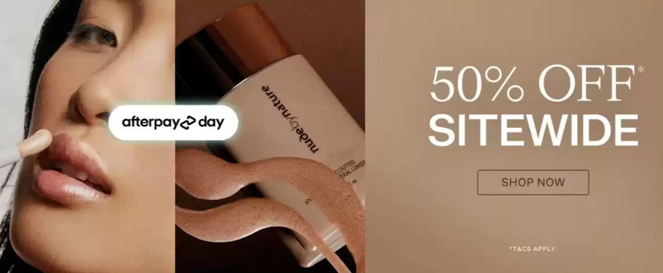Nude by Nature catalogue | 50% Off Sitewide | 2026-08-12T00:00:00.000Z - 2026-08-25T00:00:00.000Z