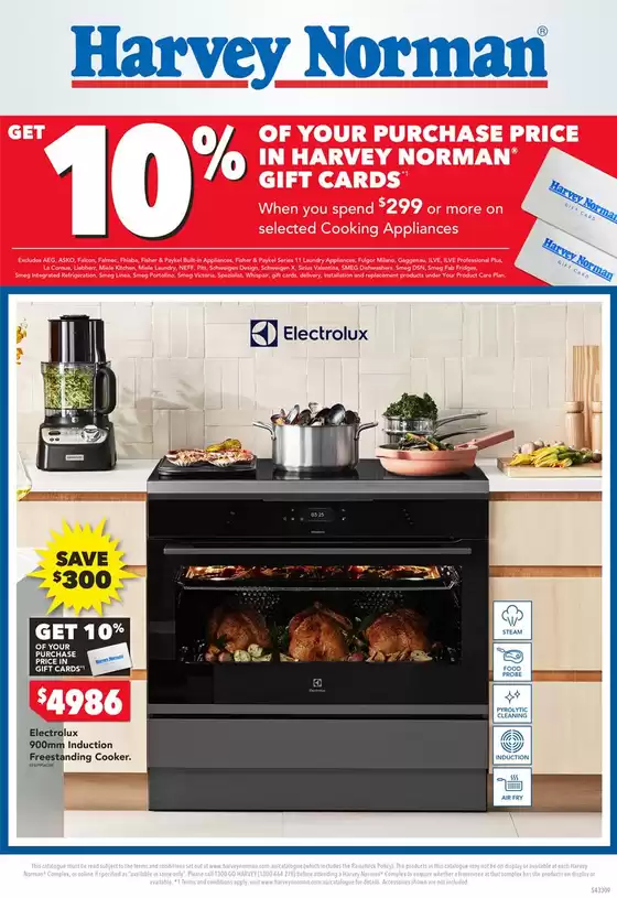 Harvey Norman catalogue in Diggers Rest VIC | Cooking Gift Card | 2026-08-17T00:00:00.000Z - 2026-08-24T00:00:00.000Z