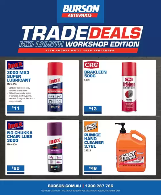Burson Auto Parts catalogue | BA6341 Mid Month August | 2026-08-15T00:00:00.000Z - 2026-09-14T00:00:00.000Z