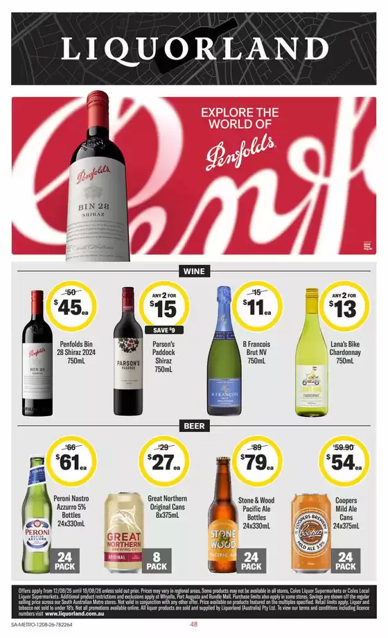 Liquorland catalogue | weekly Liquorland catalogue | 2026-08-12T00:00:00.000Z - 2026-08-18T00:00:00.000Z