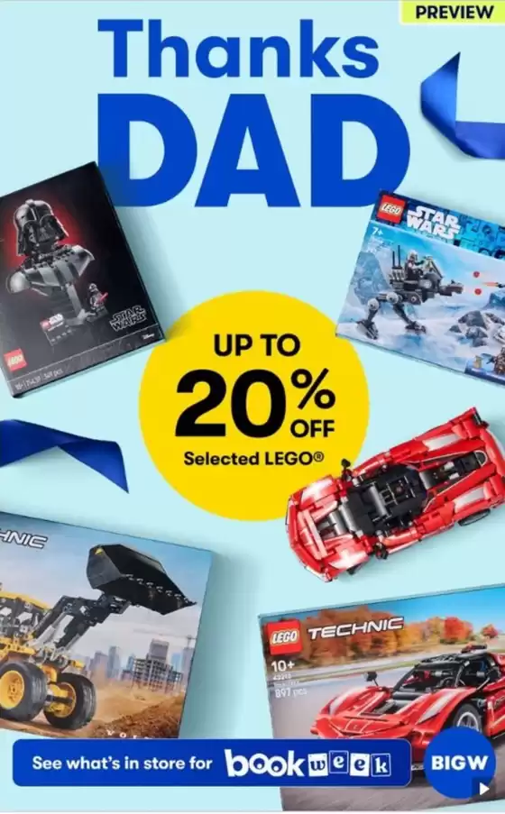 BIG W catalogue in Bushfield VIC | Father's Day | 2026-08-20T00:00:00.000Z - 2026-09-06T00:00:00.000Z