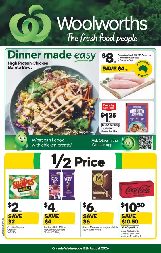 Woolworths catalogue | Weekly Specials -19/08 | 2026-08-19T00:00:00.000Z - 2026-08-25T00:00:00.000Z