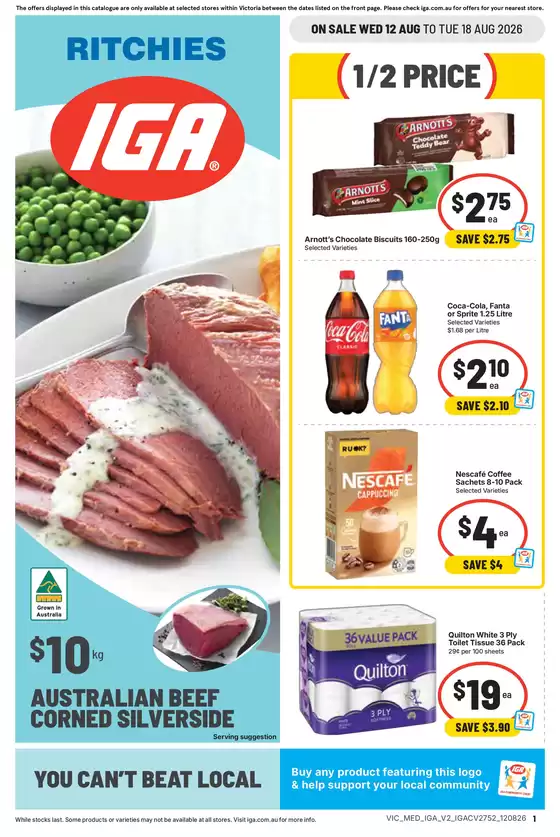 Ritchies catalogue in Cobden VIC | Weekly Specials Catalogues | 2026-08-12T00:00:00.000Z - 2026-08-18T00:00:00.000Z