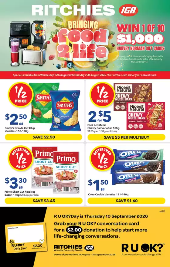 Ritchies catalogue in Central Coast NSW | Sneak Peek - Ritchies Specials | 2026-08-19T00:00:00.000Z - 2026-09-15T00:00:00.000Z