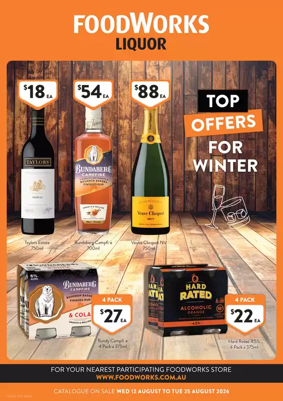 Foodworks catalogue | Liquor Promotions | 2026-08-12T00:00:00.000Z - 2026-08-25T00:00:00.000Z