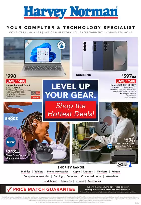 Harvey Norman catalogue in Adelaide SA | Computers Level up your Gear | 2026-08-18T00:00:00.000Z - 2026-08-29T00:00:00.000Z