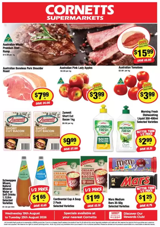 CORNETTS catalogue | CORNETTS catalogue specials | 2026-08-19T00:00:00.000Z - 2026-08-25T00:00:00.000Z