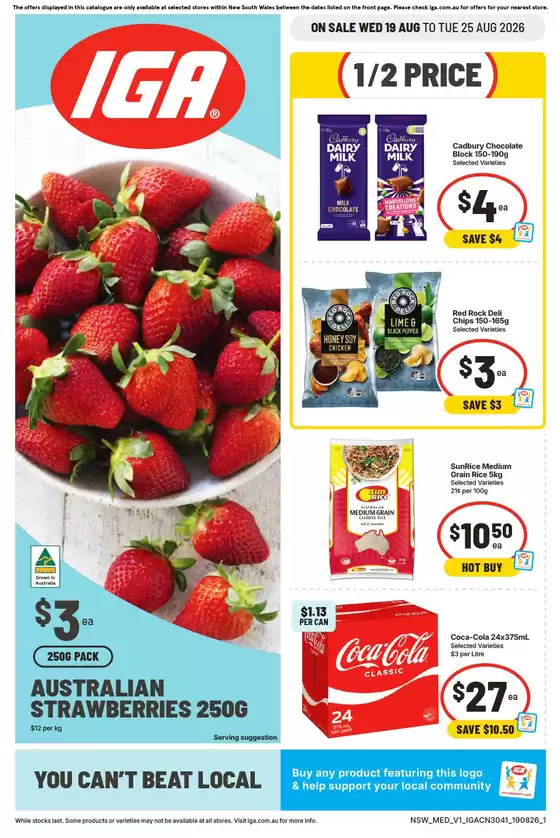 IGA catalogue | IGA 19/08 | 2026-08-19T00:00:00.000Z - 2026-08-25T00:00:00.000Z