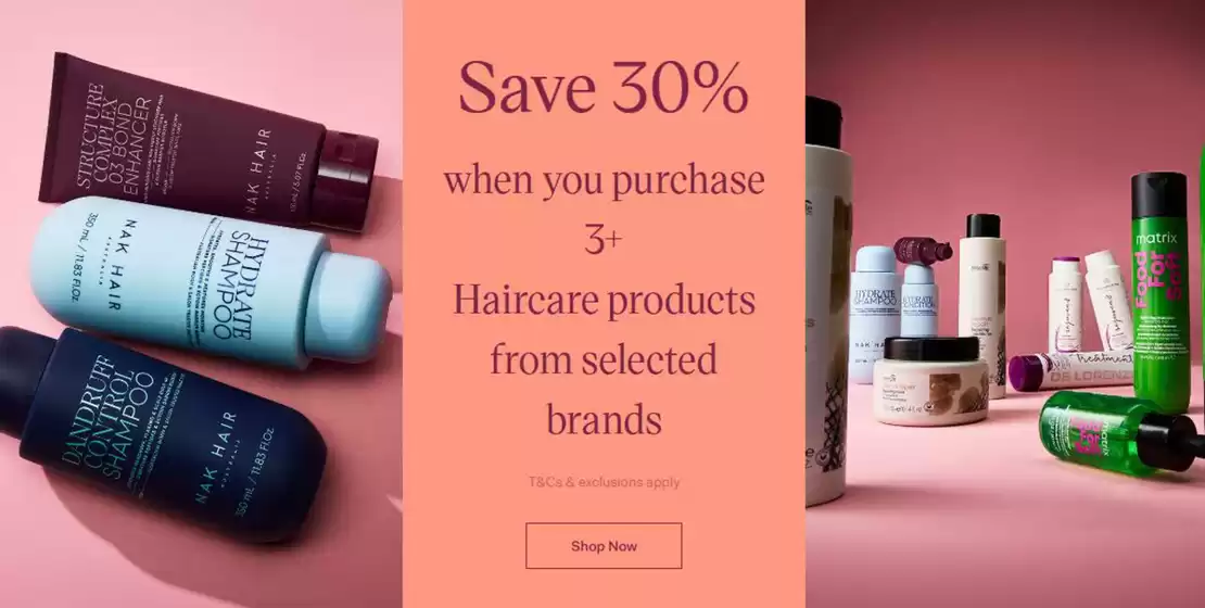 Hairhouse Warehouse catalogue | Save 30% | 2026-08-19T00:00:00.000Z - 2026-09-06T00:00:00.000Z