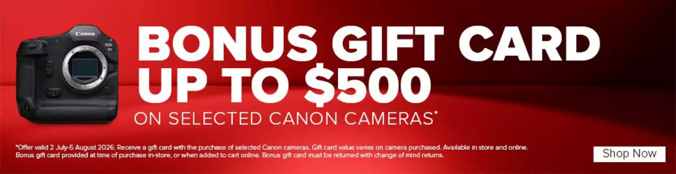 Camera Pro catalogue in Gisborne VIC | Deals & Offers | 2026-08-19T00:00:00.000Z - 2026-09-06T00:00:00.000Z