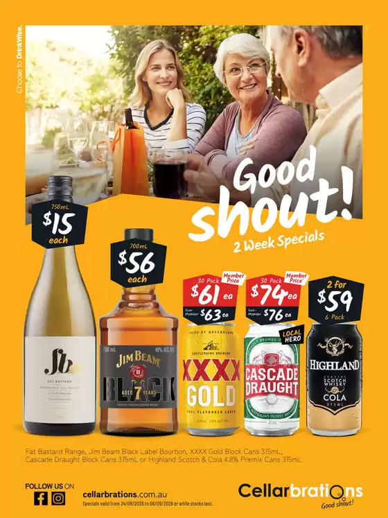 Cellarbrations catalogue | Good Shout! 24/08 | 2026-08-24T00:00:00.000Z - 2026-09-06T00:00:00.000Z