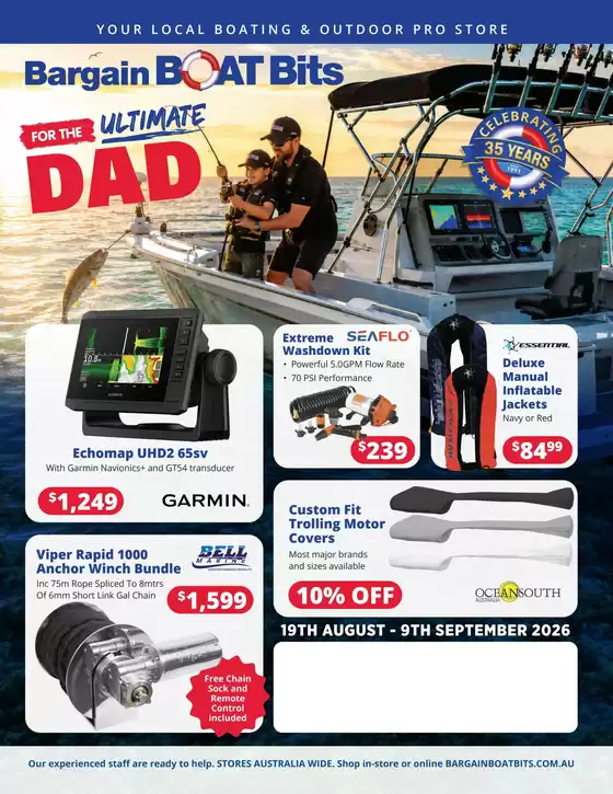 Bargains Boat Bits catalogue | For The Ultimate Dad | 2026-08-19T00:00:00.000Z - 2026-09-09T00:00:00.000Z