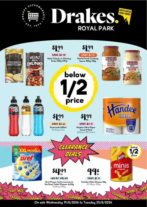 Drakes catalogue in Spring Farm NSW | Our best bargains | 2026-08-19T00:00:00.000Z - 2026-08-25T00:00:00.000Z