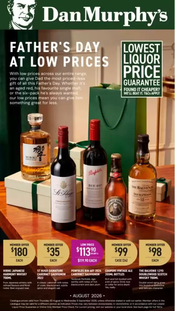 Dan Murphy's catalogue | Dan Murphys catalogue specials | 2026-08-20T00:00:00.000Z - 2026-09-09T00:00:00.000Z