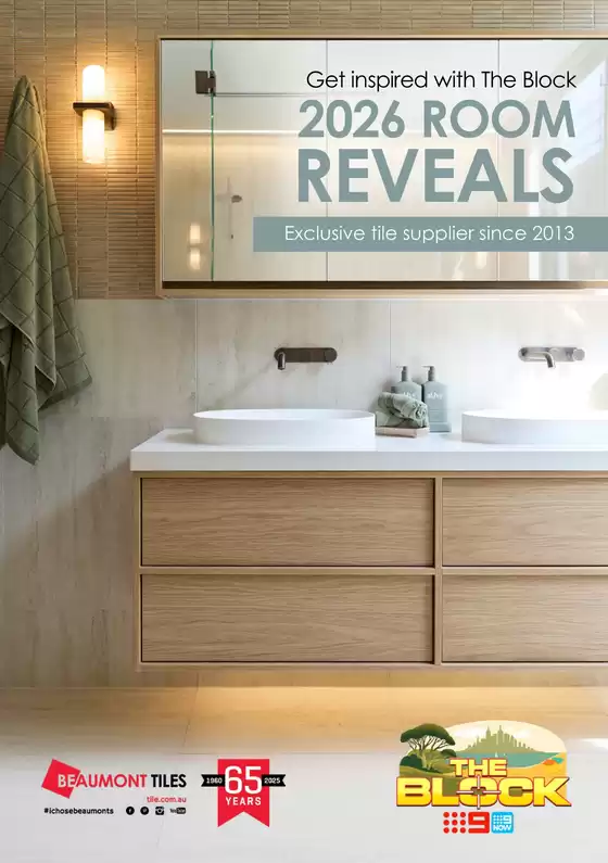 Beaumont Tiles catalogue in Tahmoor NSW | BT The Block Brochure 2026_Family Bathroom | 2026-08-20T00:00:00.000Z - 2026-09-30T00:00:00.000Z