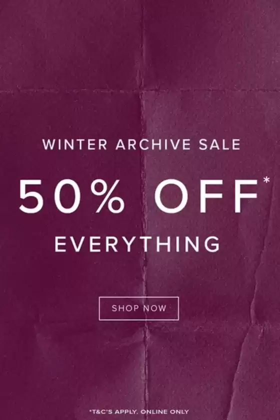 Ally Fashion catalogue | 50% Off Everything | 2026-08-20T00:00:00.000Z - 2026-09-06T00:00:00.000Z
