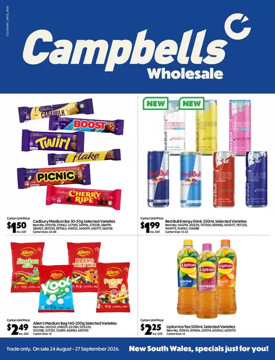 Campbells catalogue | Wholesale | 2026-08-24T00:00:00.000Z - 2026-09-27T00:00:00.000Z
