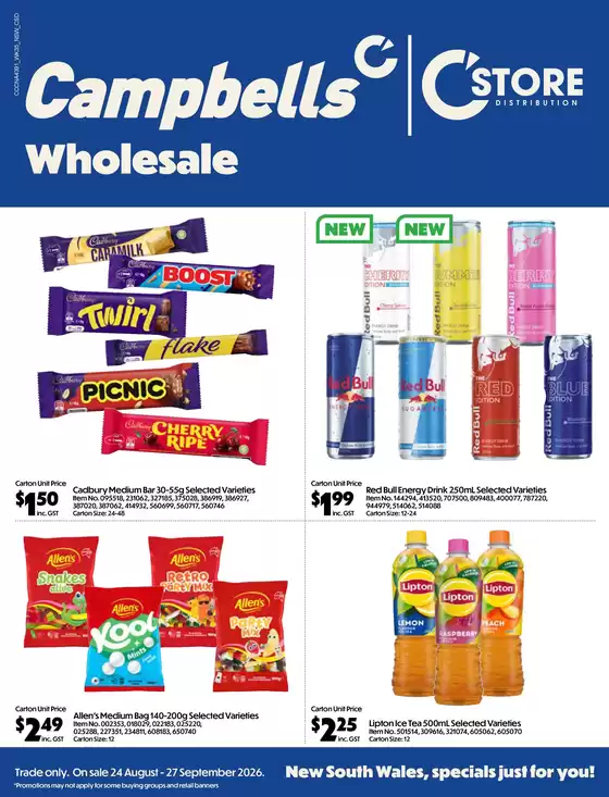 C-Store Distribution catalogue | Wholesale | 2026-08-24T00:00:00.000Z - 2026-09-27T00:00:00.000Z