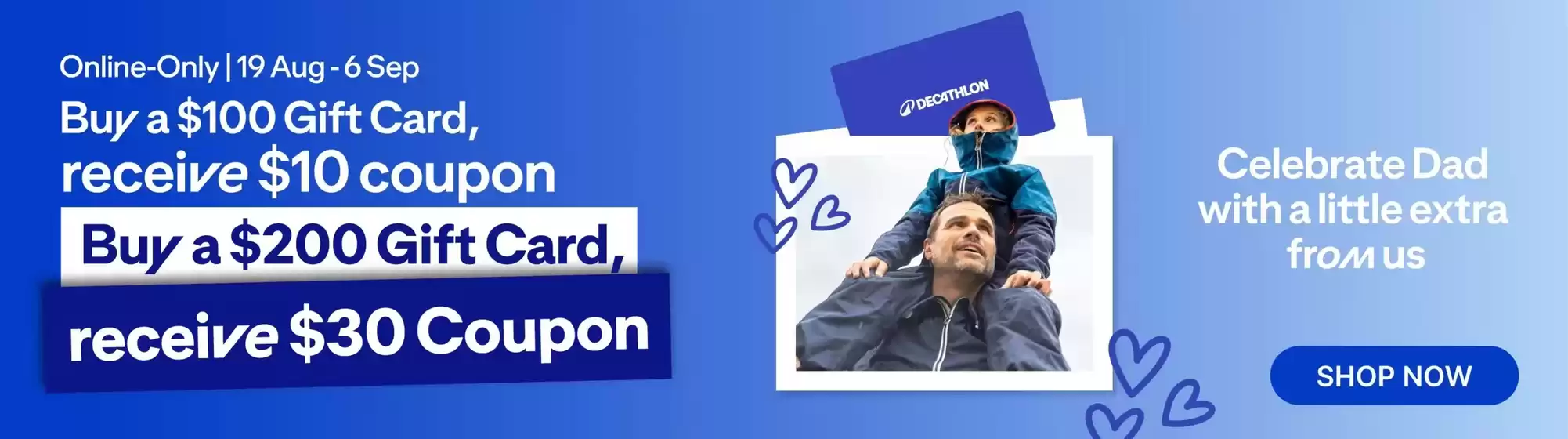 Decathlon catalogue | Celebrate Dad | 2026-08-24T00:00:00.000Z - 2026-09-06T00:00:00.000Z
