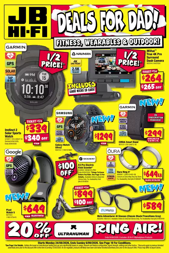 JB Hi Fi catalogue | Deals for Dad! | 2026-08-24T00:00:00.000Z - 2026-09-06T00:00:00.000Z