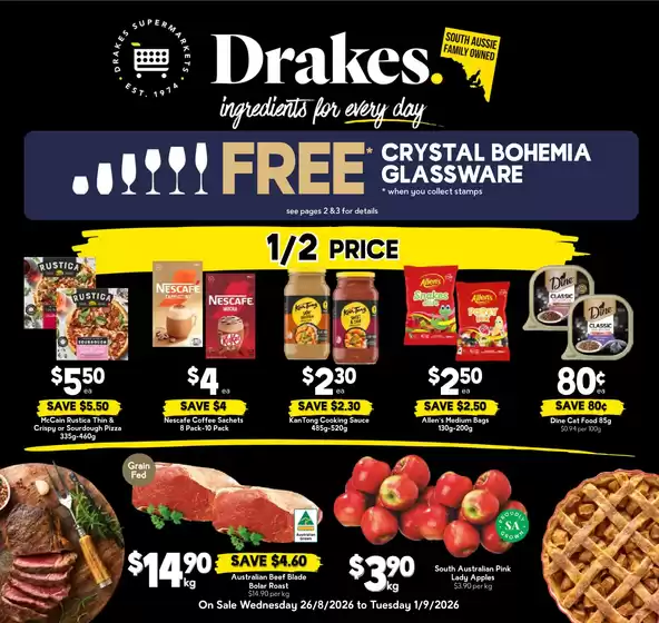 Drakes catalogue | Drakes catalogue specials | 2026-08-26T00:00:00.000Z - 2026-09-01T00:00:00.000Z