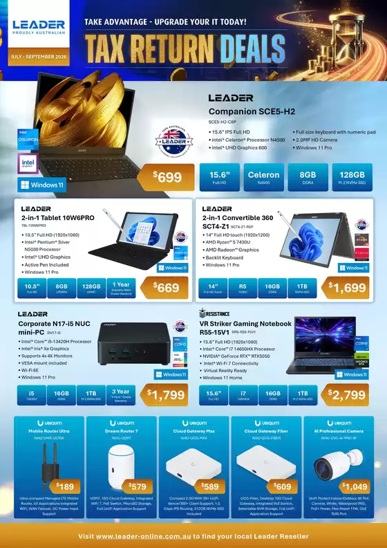 Leader Computers catalogue in Walgett NSW | Q3 Catalogue 2026 | 2026-07-01T00:00:00.000Z - 2026-09-30T00:00:00.000Z