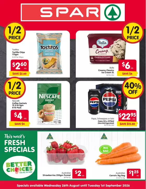 SPAR catalogue | Spar catalogue specials | 2026-08-26T00:00:00.000Z - 2026-09-01T00:00:00.000Z