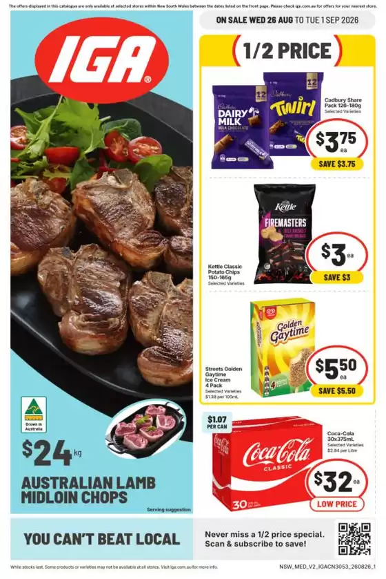 IGA catalogue in Appin NSW | IGA 26/08 | 2026-08-26T00:00:00.000Z - 2026-09-01T00:00:00.000Z