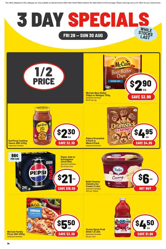 IGA catalogue in Yerrinbool NSW | IGA 28/08 | 2026-08-28T00:00:00.000Z - 2026-08-30T00:00:00.000Z
