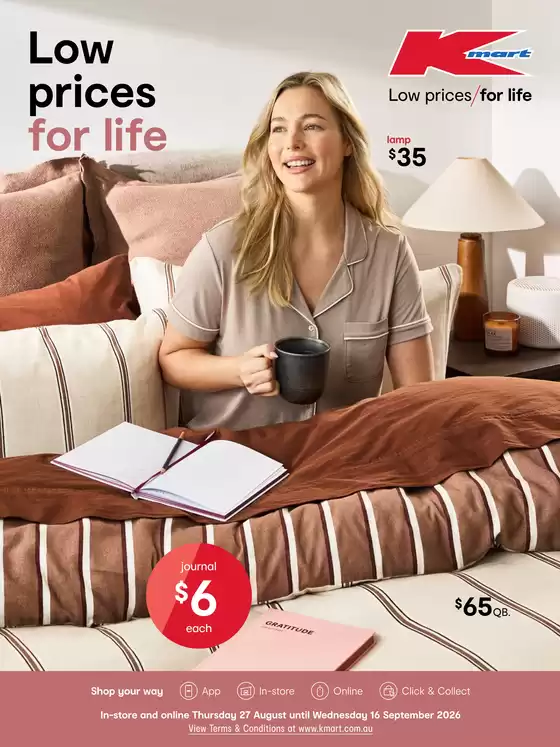 Kmart catalogue | Spring Wellness | 2026-08-27T00:00:00.000Z - 2026-09-16T00:00:00.000Z