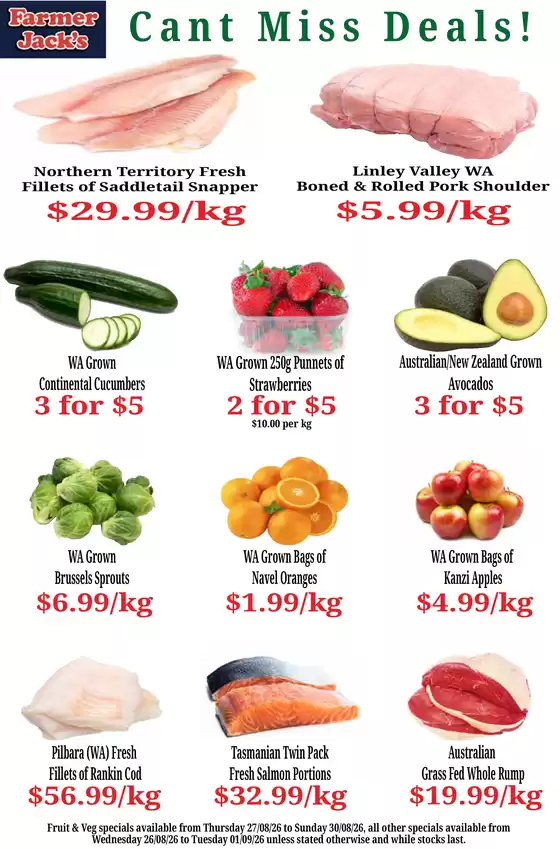 Farmer Jack's catalogue | This weeks catalogue | 2026-08-26T00:00:00.000Z - 2026-09-01T00:00:00.000Z