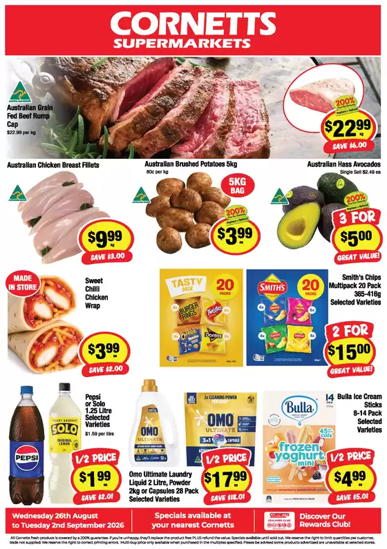 CORNETTS catalogue in Blackbutt QLD | CORNETTS catalogue specials | 2026-08-26T00:00:00.000Z - 2026-09-02T00:00:00.000Z