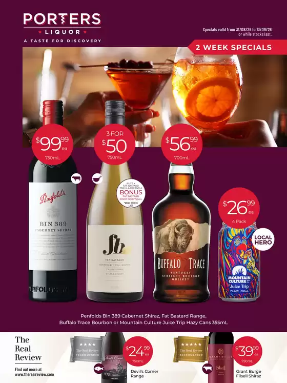 Porters catalogue | A Taste for Discovery 31/08 | 2026-08-31T00:00:00.000Z - 2026-09-13T00:00:00.000Z
