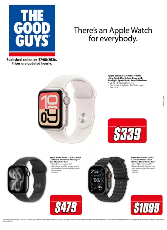 The Good Guys catalogue | Apple Catalogue | 2026-08-27T00:00:00.000Z - 2026-09-16T00:00:00.000Z