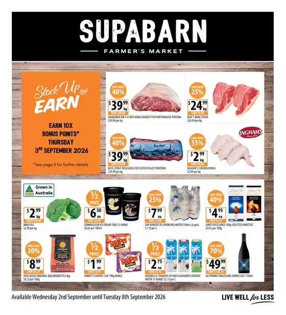 Supabarn catalogue | Weekly Specials 02/09 | 2026-09-02T00:00:00.000Z - 2026-09-08T00:00:00.000Z